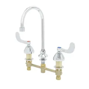 T&S B-2866-05-QT Medical Faucet, 8 Inch Concealed Body, QT Eternas | AV3RCT