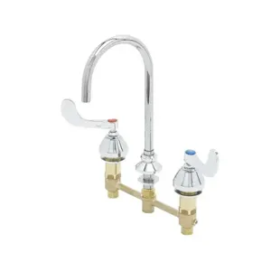 T&S B-2866-05FC-QT Medical Faucet, 8 Inch Centers, QT-Eternas, 1.5 gpm Flow Control | AV3RDC