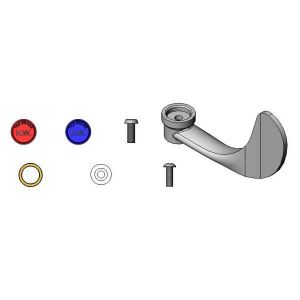 T&S B-WH4-K Wrist Action Handle, 4 Inch, Eterna Parts Kit | AV3RUB