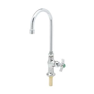 T&S BL-5709-04 Lab Faucet, Single Temp., Swivel/Rigid Gooseneck, Aerator Outlet | AV4BGE