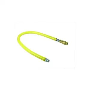 T&S HG-4C-48SHP Gas Hose, 1/2 Inch NPT x 48 Inch Long Swivel And Quick-Disconnect, 2 ELBOWS | AV9YFK