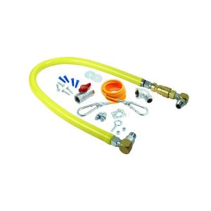 T&S HG-4E-72SK Gas Hose, With Quick Disconnect, 1 Inch NPT, 72 Inch Long | AV9YKF