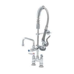 T&S MPZ-4DLN-06 Pre-Rinse Faucet Unit, 4 Inch Deck Mount Faucet, 6 Inch Swing Nozzle | AW4BVX