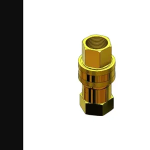 T&S AG-5D Gas Appliance Connectors, Quick Disconnect, 3/4 Inch NPT Female Threads | AV3BAX