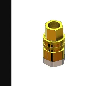 T&S AG-5E Gas Appliance Connectors, Quick Disconnect, 1 Inch NPT Female Threads | AV3BAY