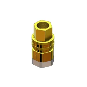 T&S AG-5F Gas Appliance Connectors, Quick Disconnect, 1-1/4 Inch NPT Female Threads | AV3BAZ