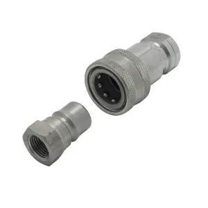 T&S AW-5C Water Appliance Connector, 1/2 Inch NPT Quick Disconnect, Stainless Steel | AV3LLP