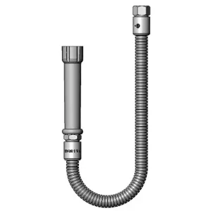 T&S B-0024-H Hose, 24 Inch Flexible Stainless Steel | AV3LQN