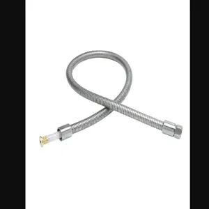 T&S B-0032-H2A Hose, 32 Inch Flexible Stainless Steel, Less Handle | AV3LQY