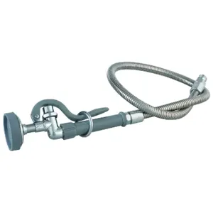 T&S B-0100 Spray Valve, With 44 Inch Flexible Stainless Steel Hose | AV3LTY