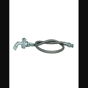 T&S B-0101-A60 Spray Valve, With Aerator, 60 Inch Flexible Stainless Steel Hose | AV3LUR