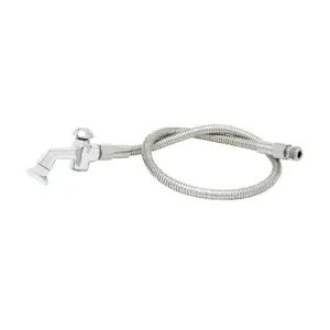 T&S B-0101 Spray Valve, With Rosespray Head And 38 Inch Flexible SS Hose | AV3LUN