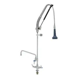 T&S B-0113-12-CRB8P Pre-Rinse Faucet Unit, Pull Down, With 12 Inch ADF, Cerama Cartridges | CE4ZUW