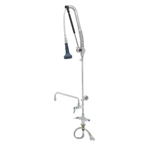 T&S B-0113-12CRB8TP Pre-Rinse Faucet Unit, Pull Down, With 12 Inch ADF, Cerama Cartridges | CE4ZUX