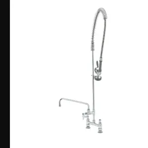 T&S B-0123-12-CR-B Pre-Rinse Faucet Unit, With Ceramas, Wall Bracket | AV3MCB