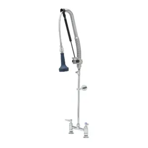 T&S B-0123-CR-B8TP Pre-Rinse Faucet Unit, Pull Down, With Cerama Cartridges | CE4ZVG