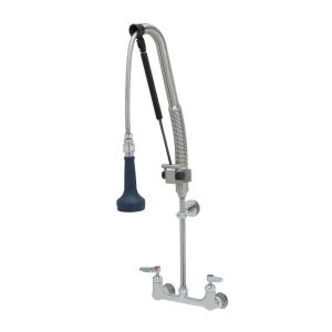 T&S B-0133-CR-B8P Pre-Rinse Faucet Unit, Pull Down, With Cerama Cartridges | CE4ZVX