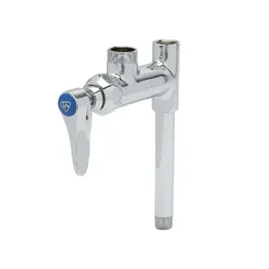 T&S B-0155-05LN Add-On Faucet, Less Nozzle, Lever Handle, 5 Inch Nipple | AV3MNN