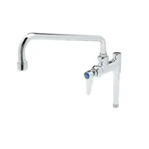 T&S B-0156-05 Add-On Faucet, 12 Inch Nozzle, Lever Handle, 5 Inch Nipple | AV3MNY