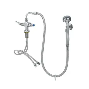 T&S B-0160 Spray Assembly, Single Hole Base, Angled Spray Valve, 44 Inch Flexible Hose | AV3MPP