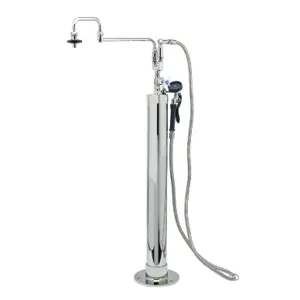 T&S B-0180 Kettle Kaddy, 18 Inch Double Joint Nozzle, Spray Valve and 104 Inch Hose | AV3MRG