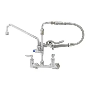 T&S B-0184 Pre-Rinse Unit, Ceramas, Spring Checks, Add-on-Faucet, 12 Inch Nozzle | AV3MRK