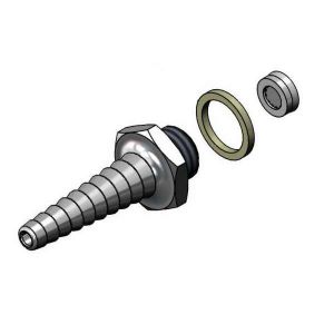T&S B-0198-FD10 Serrated Hose End, With 1.0 GPM Flow Disc | CE4ZWJ