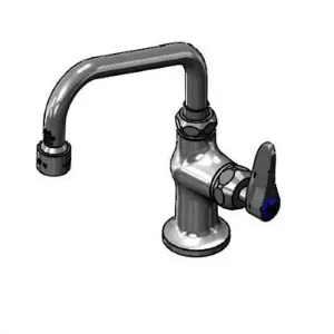 T&S B-0207-VF22-CR Faucet, Deck Mt., With Cerama Cartridge, 6 Inch Swing Nozzle, VR 2.2 GPM Aerator | CE4ZWR