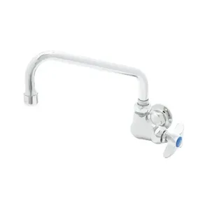 T&S B-0210-060X Single Pantry Faucet, Single Hole Base, Wall Mt., 8 Inch Swing Nozzle | AV3MYK