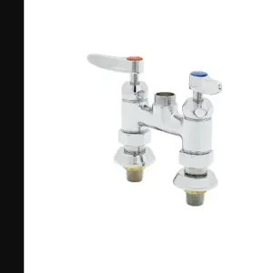 T&S B-0225-EELN Faucet, Deck Mt., 4 Inch, Less Nozzle | AV3NAQ