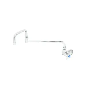 T&S B-0260 Single Pantry Faucet, Single Hole Base, Wall Mt., 18 Inch Swing Nozzle | AV3NGA