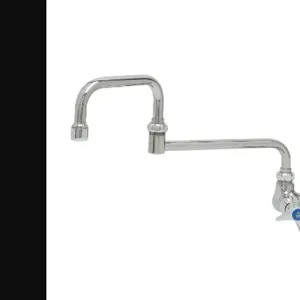 T&S B-0261 Single Pantry Faucet, Single Hole Base, Wall Mt., 15 Inch Swing Nozzle | AV3NGC