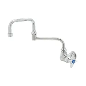 T&S B-0262 Single Pantry Faucet, Single Hole Base, Wall Mt., 12 Inch Swing Nozzle | AV3NGD