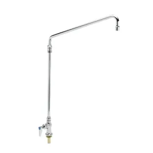 T&S B-0275 Single Pantry Faucet, Single Hole Base, Deck Mt., 18 Inch Elevated Swing Nozzle | AV3NGZ