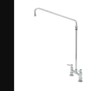 T&S B-0280 Mixing Faucet, Deck Mt., 8 Inch, Elevated 18 Inch Swing Nozzle | AV3NHD