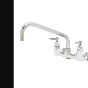 T&S B-0290-PRISON Mixing Faucet, 8 Inch Wall Mount, 12 Inch Swing Nozzle | AV3NJB