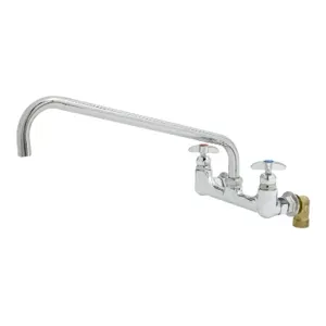 T&S B-0291 Mixing Faucet, Wall Mount, 8 Inch Centers, 18 Inch Swing Nozzle, Inlets | AV3NJC