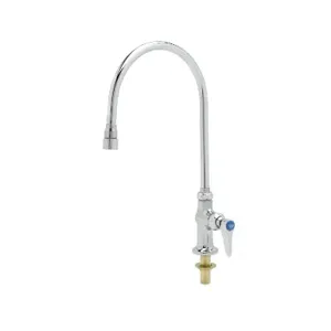 T&S B-0304 Single Pantry Faucet, Deck Mt., Swivel Gooseneck, Vandal Resistant Aerator | AV3NKW