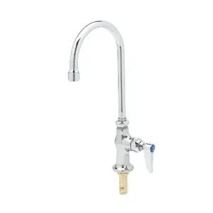 T&S B-0305-01 Single Pantry Faucet, Deck Mt., Swivel/Rigid Gooseneck, 2.2 GPM Aerator | AV3NKY