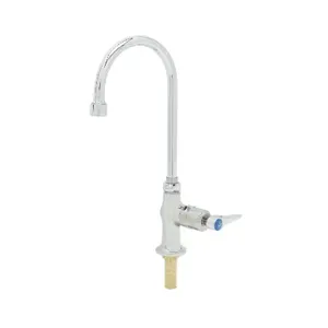 T&S B-0305-03 Single Pantry Faucet, Deck Mt, Swivel/Rigid GN, VR Screw/Aerator, Anti-Rotation | AV3NKZ