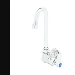 T&S B-0310-119X-WS Single Temp Wall Mt Faucet, Eterna, Swivel/Rigid Gooseneck, With 1.5 GPM Aerator | AV3NMC