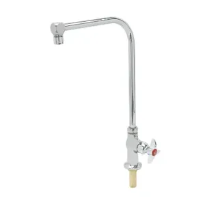 T&S B-0318-02 Faucet, Single Temp, 4-Arm Handle And Red Index, 2.2 GPM Aerator | AV3NMQ