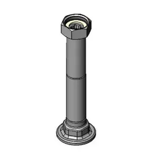 T&S B-0443 Inlet Extension, 6-3/4 Inch Length, 1/2 Inch NPT Female x Coupling Nut | AV3NUL