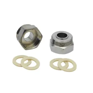 T&S B-0468 Adapter Kit, For Faucet, Wall Mt. to Wolverine Brass Inlet Flanges | CE4ZXY