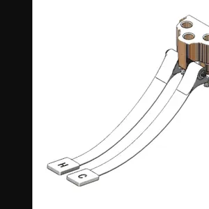 T&S B-0504-SL Double Pedal Valve, Wall Mt, 1/2 Inch NPT Inlet And Outlet, Slow Close Cartridge | AV3NWM