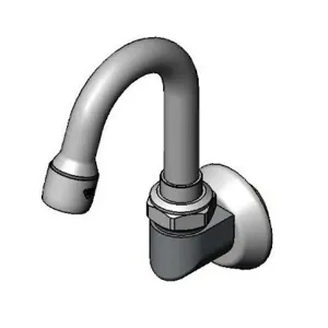 T&S B-0529 Swivel Gooseneck, Wall Mount, 2.2 gpm Aerator, 2-15/16 Inch Spread | AV3NYQ