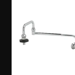 T&S B-0580 Pot Filler, Wall Mount, 18 Inch Double Joint Nozzle, 1/2 Inch NPT Inlet | AV3NZW