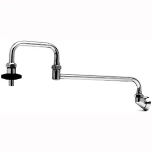 T&S B-0581 Pot Filler, Wall Mount, 24 Inch Double-Joint Nozzle, 1/2 Inch NPT Inlet | AV3NZX