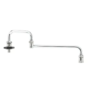 T&S B-0584 Pot Filler, Deck Mount, 24 Inch Double Joint Nozzle, 1/2 Inch NPT Inlet | AV3NZY