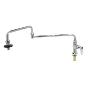 T&S B-0591 Pot Filler, Deck Mount, Single Temp, 24 Inch Double-Joint Nozzle | AV3PAB